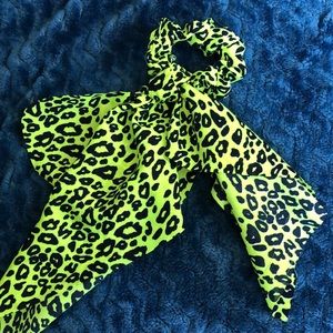 cheetah scrunchie